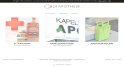 Desktop Screenshot of 24apotheek.be